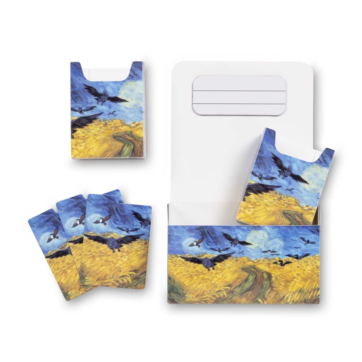 Pokemon Center X Van Gogh Museum: Corviknight Inspired by Wheatfield with Crows Double Deck Box