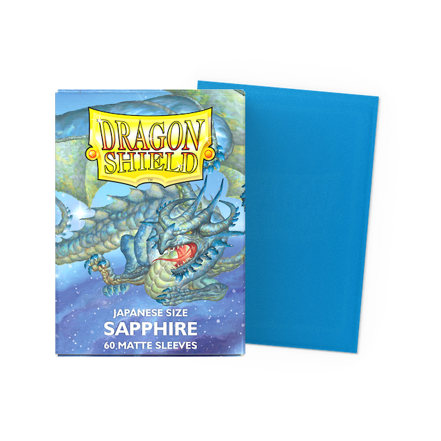Sapphire - Matte Sleeves - Japanese Size