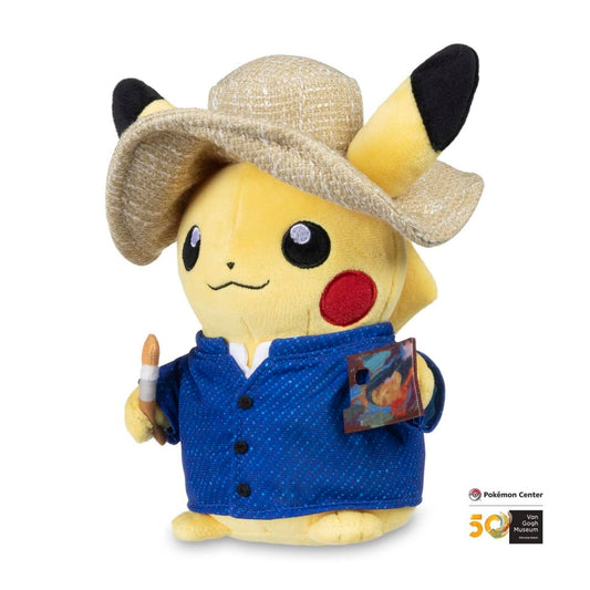 Pokemon Center X Van Gogh Museum: Pikachu Plush - 7 ¾ In.