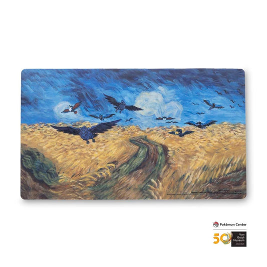 Pokemon Center X Van Gogh Museum: Corviknight Inspired by Wheatfield with Crows Playmat