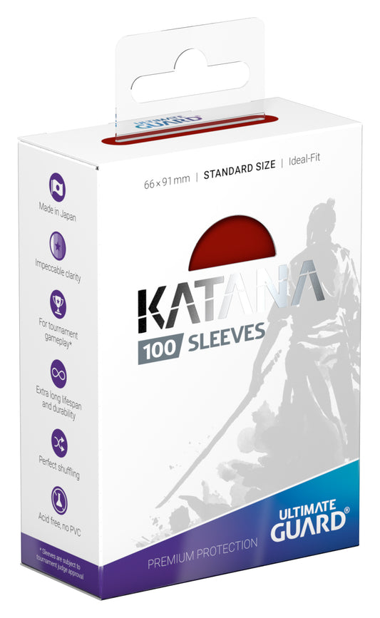 Red - Katana Ideal Fit Sleeves - Standard Size