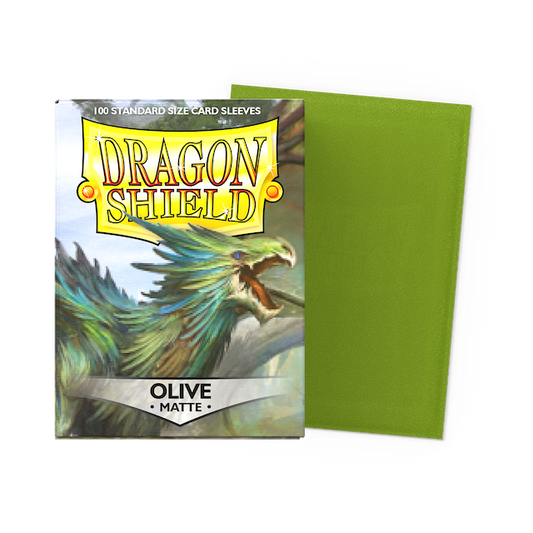 Olive - Matte Sleeves - Standard Size