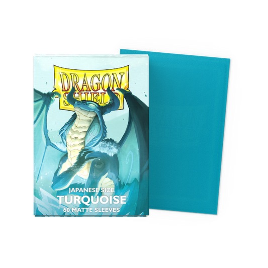 Turquoise - Matte Sleeves - Japanese Size