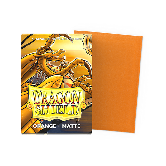 Orange - Matte Sleeves - Japanese Size