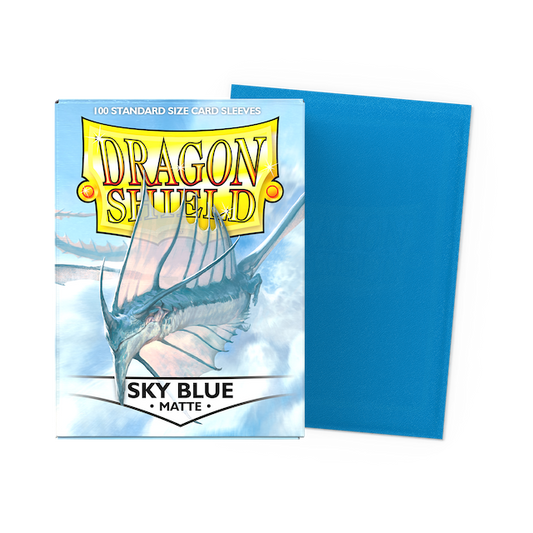 Sky Blue - Matte Sleeves - Standard Size