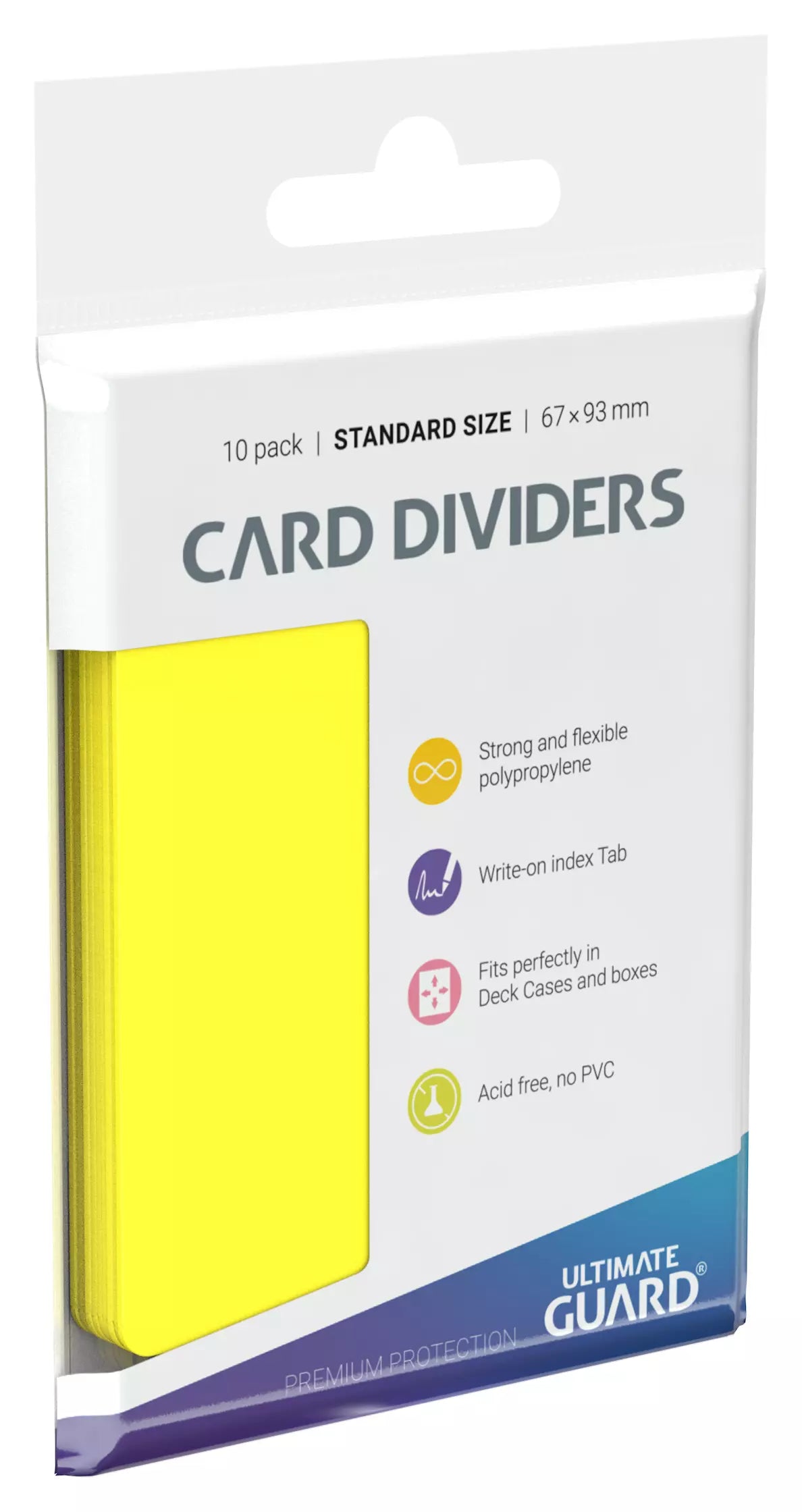 Yellow - Card Dividers - Standar Size